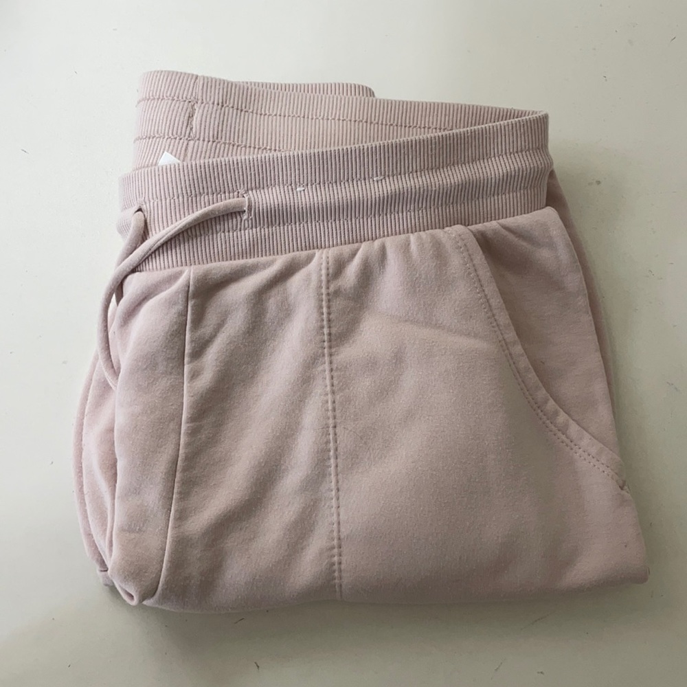 Pink pajama joggers
